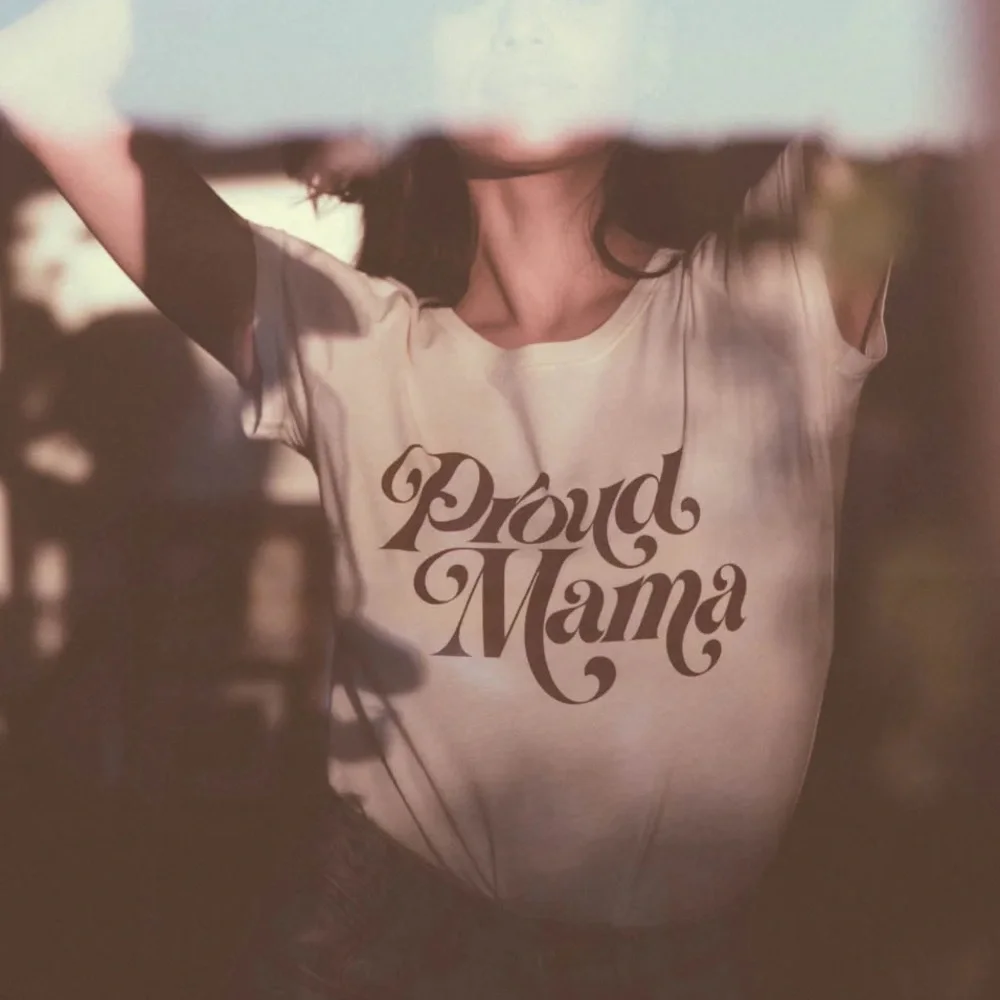 Proud Mama Scoop Neck T-Shirt - Picture 7 of 9